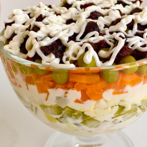 Кулинарный рецепт: Салат «Прага» на ГОТОВИМ СМАЧНО