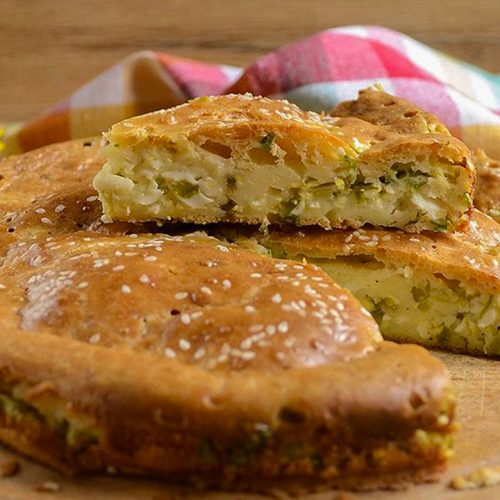 Кулинарный рецепт: Заливной пирог на кефире с зеленым луком и яйцом на ГОТОВИМ СМАЧНО