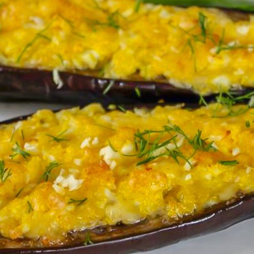 Кулинарный рецепт: Запеченные баклажаны с сыром и яйцом на ГОТОВИМ СМАЧНО
