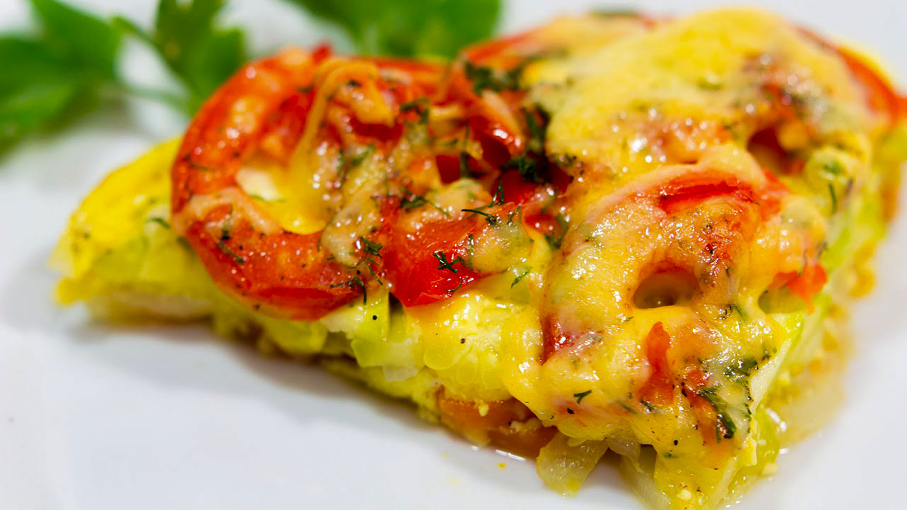 Кулинарный рецепт: Запеканка из кабачков и помидоров с сыром на ГОТОВИМ СМАЧНО