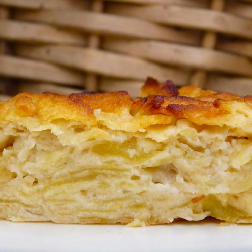 Кулинарный рецепт: Французский яблочный пирог «Невидимый» (Gâteau invisible aux pommes) на ГОТОВИМ СМАЧНО