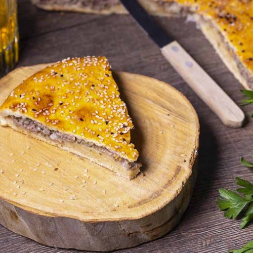 Кулинарный рецепт: Пирог с мясом на кефире на ГОТОВИМ СМАЧНО