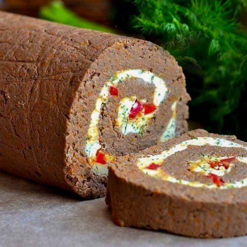 Кулинарный рецепт: Рулет из печени со сливочной начинкой на ГОТОВИМ СМАЧНО
