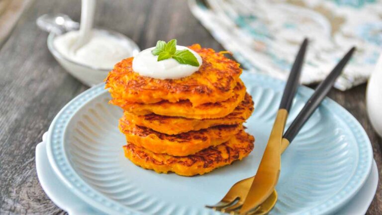 Кулинарный рецепт: Оладьи из тыквы