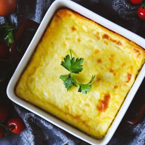 Кулинарный рецепт: Пышный омлет в духовке
