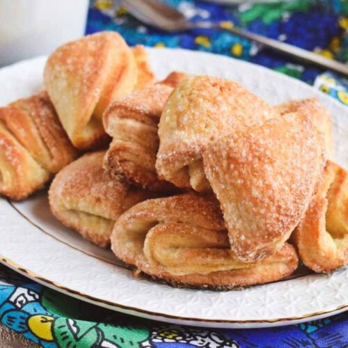 Кулинарный рецепт: Творожное печенье с сахаром