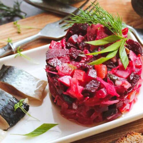 Кулинарный рецепт: Винегрет с селедкой
