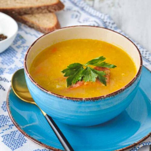 Кулинарный рецепт: Гороховый суп с копчеными ребрышками