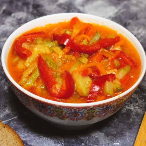 Кулинарный рецепт: Лечо из кабачков на зиму