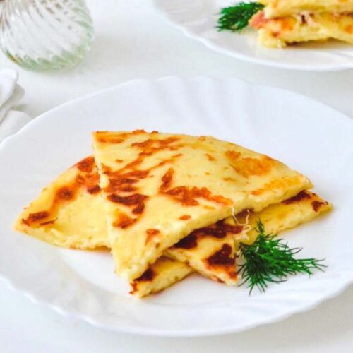 Кулинарный рецепт: Ленивые хачапури с сыром на кефире
