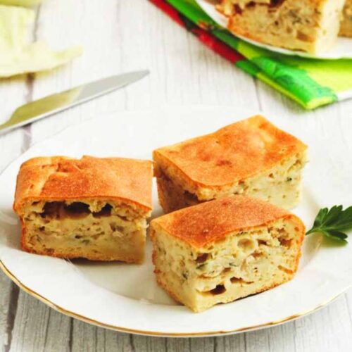 Кулинарный рецепт: Заливной пирог с капустой на кефире
